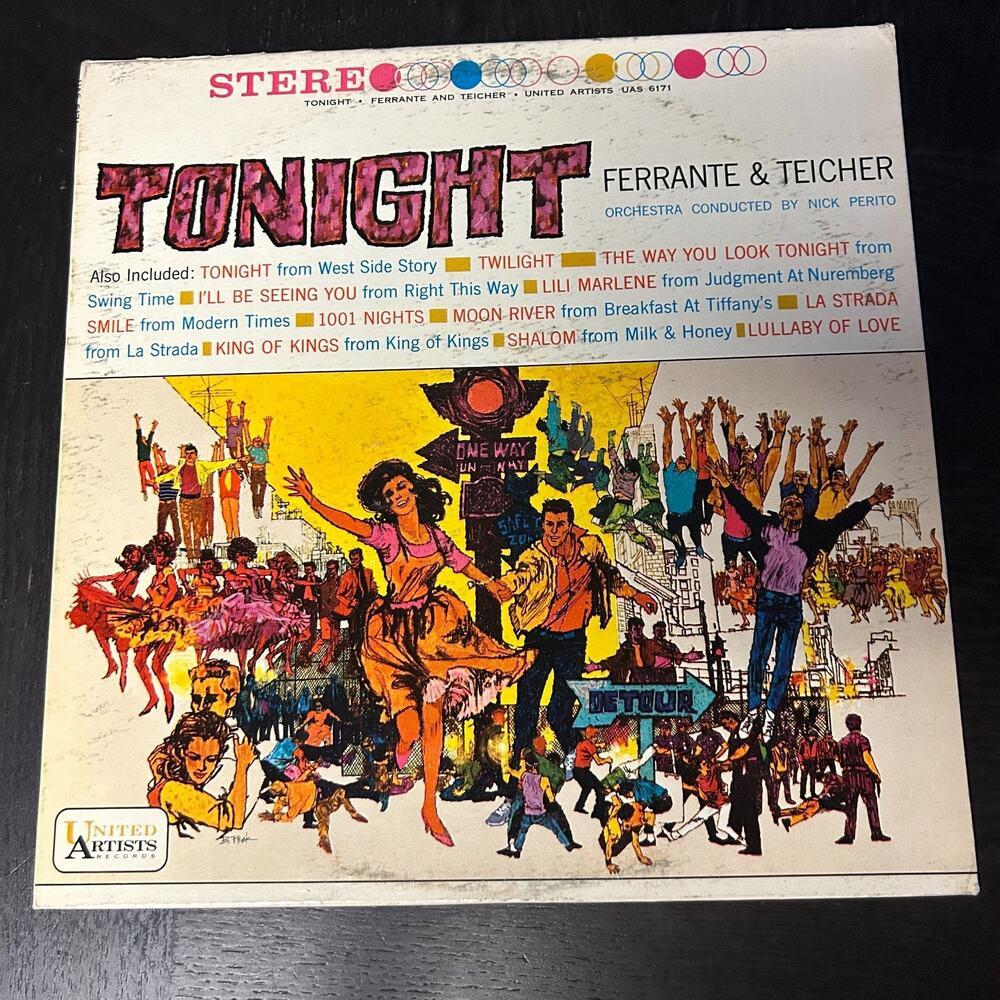 FERRANTE & TEICHER: tonight UA 12" LP 33 RPM Vinyl